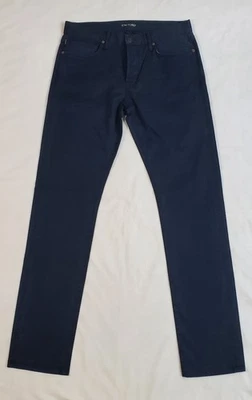 NUEVO SIN ETIQUETAS JEANS ELÁSTICOS TOM FORD TFD002 CORTE RECTO AZUL MARINO GAB 5 BOLSILLOS HOMBRE TALLA 32X35 Foto 1 de 4