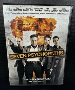 Seven Psychopaths (DVD, 2012) Colin Farrell Sam Rockwell - Imagen 1 de 3