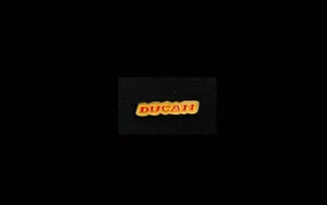 VINTAGE DUCATI ENAMELED Emblem JACKET LAPEL PIN Badge Classic - NEW OLD STOCK - Picture 1 of 1