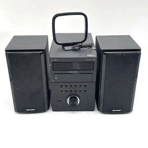 Sharp XL-BH250 Micro Component System 5 Disc CD Changer Radio Bluetooth TESTED - Picture 1 of 21