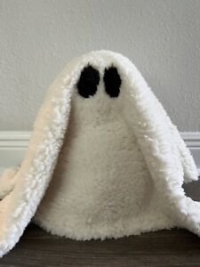NWT Pottery Barn Gus The Ghost Halloween Pillow  Sold Out 