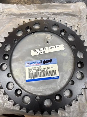 PIÑÓN TRASERO YAMAHA SERIE PRO 44T ACERO YAMAHA RAPTOR 2H0-25444-20 RW6787 Foto 1 de 2