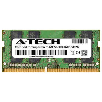 16GB PC4-21300 SODIMM Supermicro MEM-DR416LD-SO26 Samsung Equivalent Memory RAM - Image 1 of 3