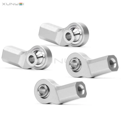 Alloy M3 Bent Pivot Rod End Width Balls for RC Crawler Axial SCX10 RC4WD D90 - Image 1 of 4