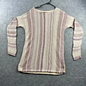 Chaps Womens Jumper Small Beige Knit Long Sleeve Pullover Lightweight Sweater - Picture 1 of 8