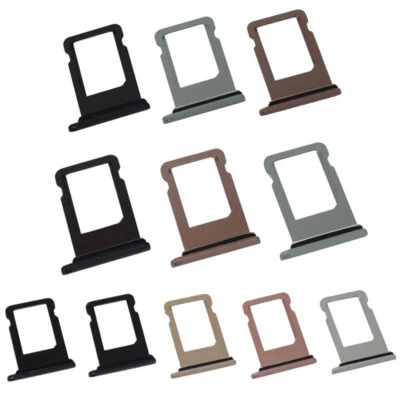 OEM For iPhone 6s 6s Plus 7 7 Plus 8 8 Plus Metal Nano SIM Card Slot Tray Holder - Image 1 of 4