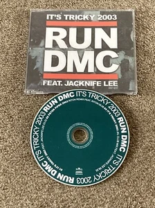 RUN DMC It’s Tricky 2003 Feat JACKNIFE LEE 3 Track CD Single Rock/Rap BMG Arista - Picture 1 of 10