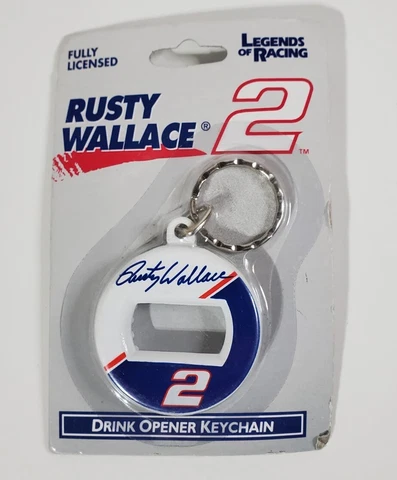 Rustt Wallace #94 Legends Of Racing 1998 Drink Opener Bottle Opener Key Chain Cover