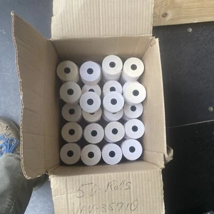 Universal Calculator Roll, 1/2" Core, 2-1/4" x 150 ft, 48 per Carton (UNV35710) - Picture 1 of 3