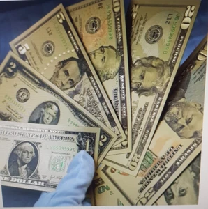 7 Teile/satz vergoldete US-Dollar für Sammlung - Bild 1 von 3