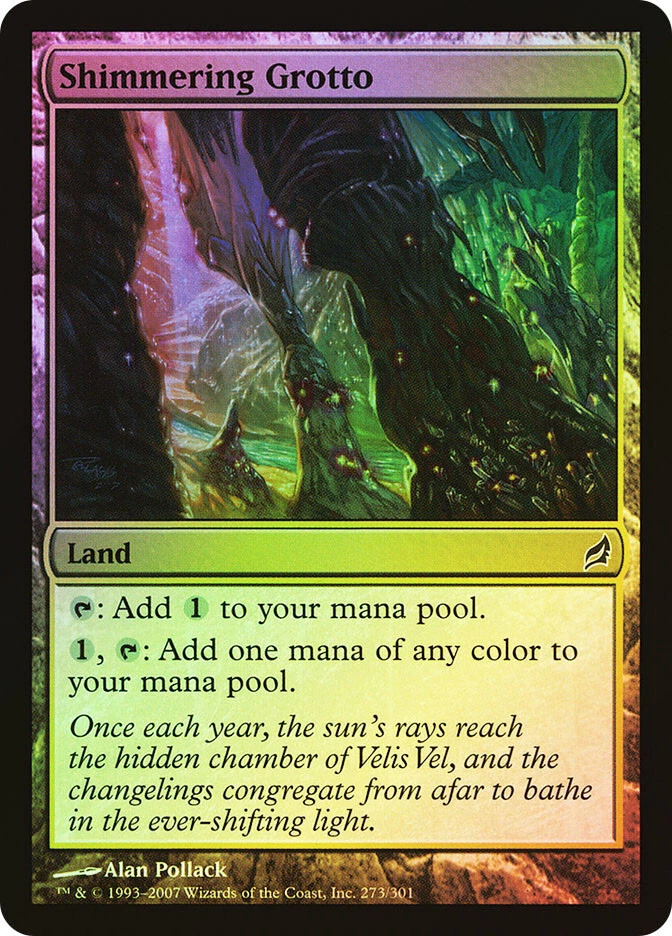 MTG FOIL Shimmering Grotto  - Lorwyn #273 - Image 1 of 1