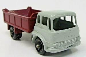 Matchbox #3 BEDFORD DUMP TRUCK maroon & gray black plastic wheels diecast - Picture 1 of 6
