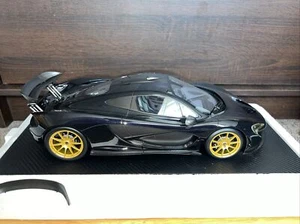 TSM True Scale Miniatures 1/12 Scale TSM161204 - McLaren P1 - Gotham Black - Imagen 1 de 13