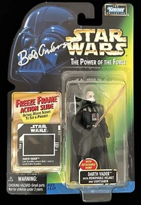 Bob Anderson Signed Darth Vader 1998 POTF Freeze Fame Action Figure BAS  - Picture 1 of 4