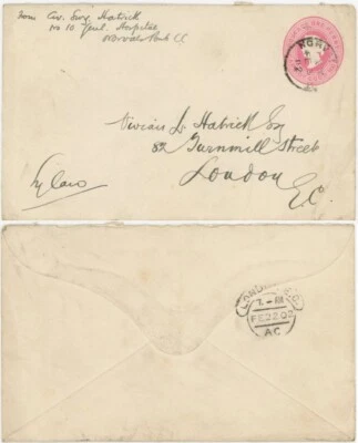 GUERRA DE LOS BÓERS 1902 SUDAFRICA CABO PAPELERÍA HATRICK Nº10 HOSPITAL NORVALS PONT Foto 1 de 3