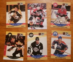 Lot of (150) 1990-91 Pro Set Hockey Stars Minor Stars Commons Gretzky Roy Hasek - Picture 1 of 5
