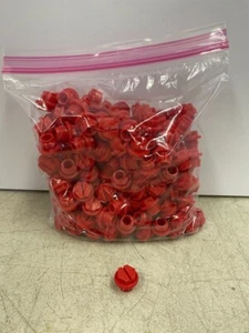 Nuevo Tapón Enchufe Plástico 1/4" NPT 1/2" Cabeza Hexagonal Roscado 200 Unidades Rojo - Imagen 1 de 4