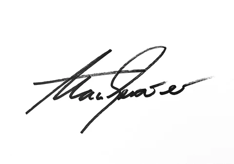 Alan Shearer HAND SIGNED 6x4 White Card NEWCASTLE UNITED *In Person* COA Cover