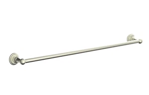 Phylrich 500-72/015 Hex Traditional 30" Bathroom Towel Bar SATIN NICKEL New! - Picture 1 of 4