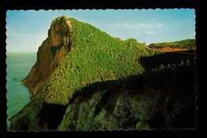 Postal vintage de Perce, Quebec Canadá, Peak O'Dawn cerca de Perce - Imagen 1 de 2