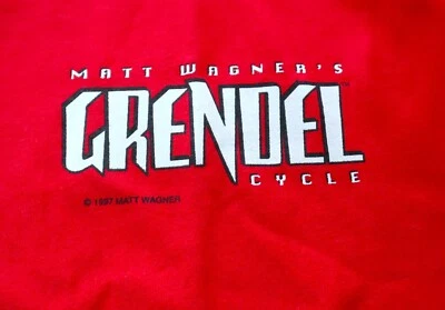 Vintage GRENDEL Cycle T Shirt Graphitti Men's 2XL USA Matt Wagner Comic 1997 NIB - Image 1 of 4