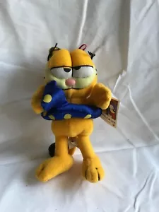 GARFIELD the CAT 8" Plush w/ Inner Swim Tube Swimmer Ring Hangtag Nanco - Picture 1 of 3