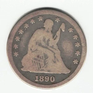 1890 Liberty Seated Quarter - Less than 81,000 Minted!! - Picture 1 of 2