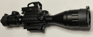 XOPin 4-16x50AO Rifle Scope Combo with Green Laser Sight & Holographic Red Dot - Picture 1 of 22