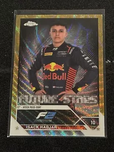 2023 Topps Chrome Gold Wave /50 Formula 1 - F2 Isack Hadjar F1 - Picture 1 of 2
