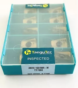 ANHX160708R-M TT7080 Inserto fresa originale TaequTec MADE IN KOREA NUOVO 10 pz. - Foto 1 di 4