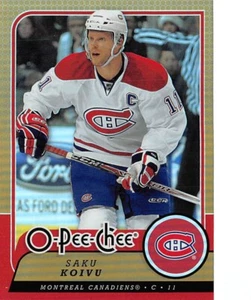 Saku Koivu 2008-09 O-Pee-Chee Gold #72 - Imagen 1 de 2