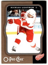 2007-08 O-Pee-Chee Nicklas Lidstrom #168 Detroit Red Wings