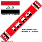 ECHARPE + DRAPEAU IRAK maillot fanion fahne flag scarf schal sciarpa bufanda
