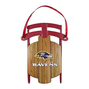Baltimore Ravens Metall Schlitten Ornament Sport Sammler Serie - Bild 1 von 1