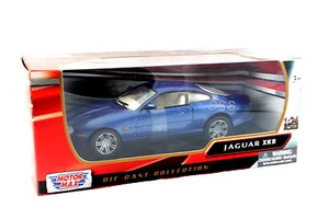 MotorMax Jaguar XKR Blue Diecast Car 1/24 New in Box - Picture 1 of 1