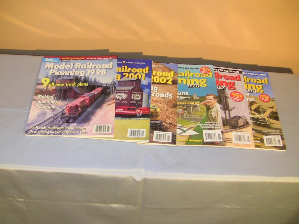 Lot of 6 Model Railroader - Model Railroad Planning - Special Issues - Image 1 of 4