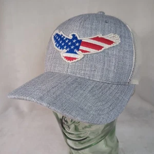 Local Crowns Eagle Hat Animal Collection USA Flag Trucker Snapback Mesh Cap - Picture 1 of 12