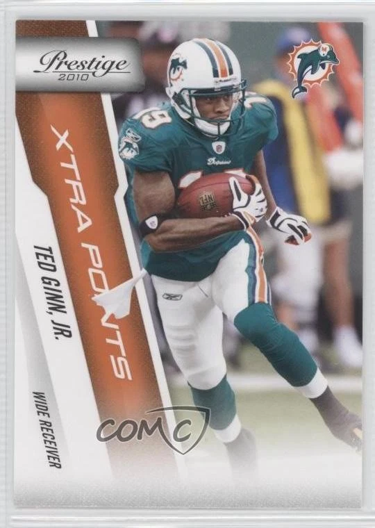 2010 Playoff Prestige Xtra Points Orange Ted Ginn Jr #106 - Image 1 of 2