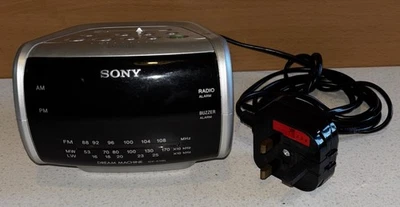 Sony Alarm Clock Radio  ICF-C115L Dream Machine  - Silver  - Image 1 of 4