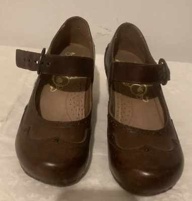 Dansko Shoes Womens Size 37 / 6.5 US Brown  Mary Jane Comfort Strap Heels - Image 1 of 4