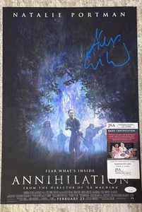 ALEX GARLAND SIGNED ANNILIHATION DIRECTOR 12x18 POSTER PHOTO - JSA COA - Picture 1 of 2