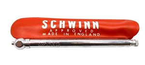 Vintage Schwinn Approved Reifenmessgerät mit Koffer - Made in England - Fahrrad Werkzeug - Bild 1 von 8