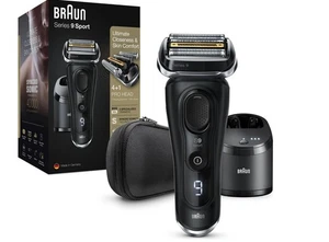Braun 9352cc Sport Series 9 Trocken-Nass Rasierer  Etui und Reinigungsstation - Bild 1 von 1