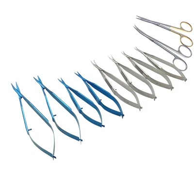 Westcott Tenotomía Tijera Microcirugía Tijeras Oftálmicas Instrumento Foto 1 de 4