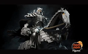 Skull Knight Berserk, Figurine en impression 3D résine, peinte à la main - Foto 1 di 4
