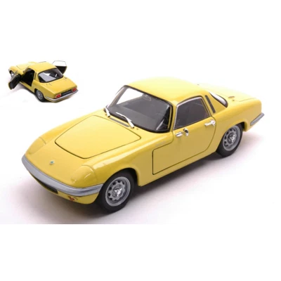 LOTUS ELAN 1965 YELLOW 1:24 Welly Auto Stradali Modellino Nuovo - Immagine 1 di 3