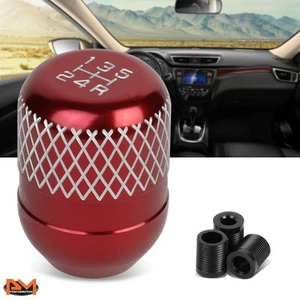 Universal JDM Type-R Style 42mm Racing Manual 5-Speed Aluminum Shift Knob Red - Picture 1 of 3