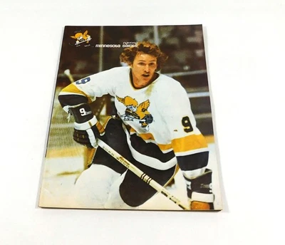 1974-75 Quebec Nordiques vs Minnesota Fighting Saints WHA Hockey Program - Image 1 of 2