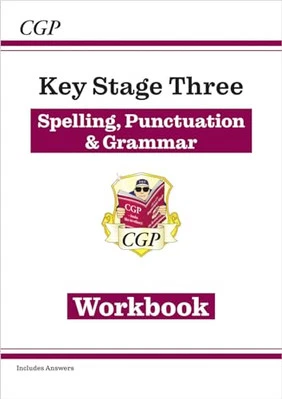 Spelling, Punctuation and Grammar for KS3 - Workbook (with answe... by CGP Books - Image 1 of 2
