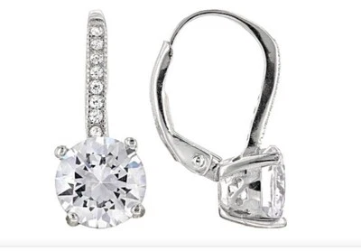 Pendientes Bella Luce Circonita Cúbica Rodio Sobre Plata 5.40ctw NUEVO Foto 1 de 4